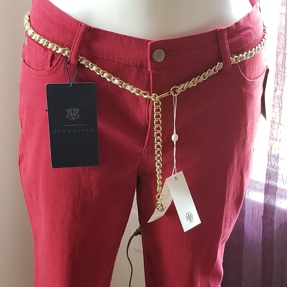 TORY BURCH LEATHER AND CHAIN BELT (NWT) - Picture 7 of 8